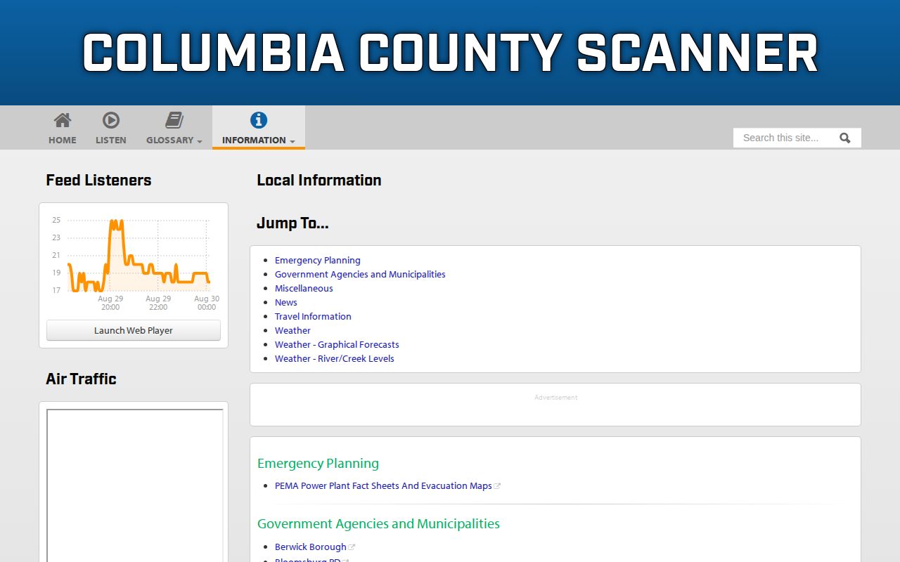 Columbia County Scanner local news links relevant to Columbia County records